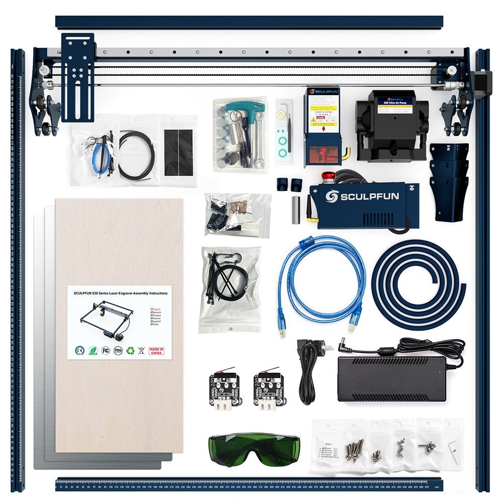 Laserový rezací stroj SCULPFUN S30 Ultra 33W