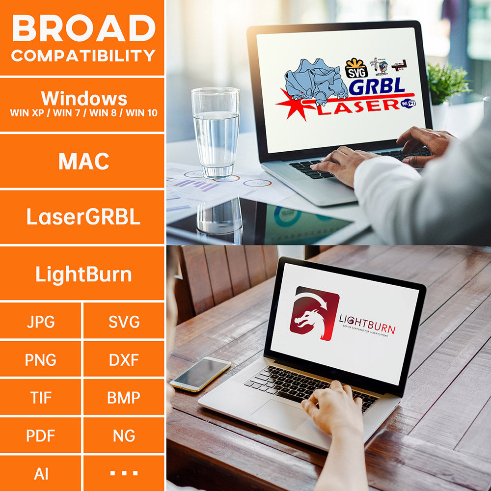 Laserový gravír Sculpfun S9, plne kovový CNC laserový gravír, 5,5 W, vysoká presnosť, gravírovacia plocha 410x420 mm