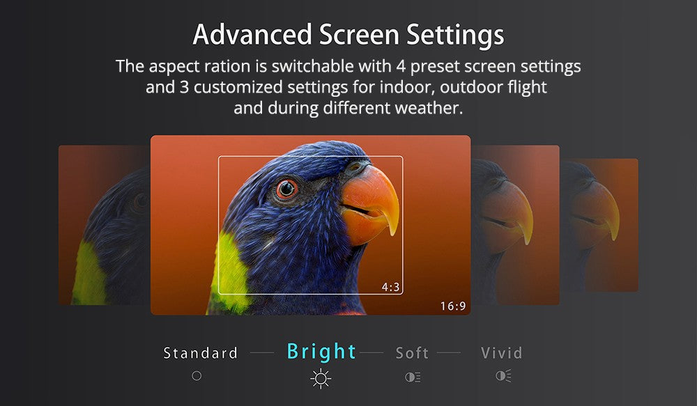 Skyzone SKY04O OLED FPV brýle s rozlíšením 1024x768, prijímač Steadyview 5.8GHz