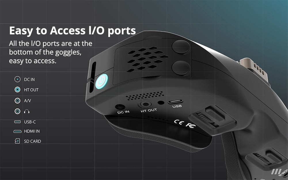 Skyzone SKY04O OLED FPV brýle s rozlíšením 1024x768, prijímač Steadyview 5.8GHz