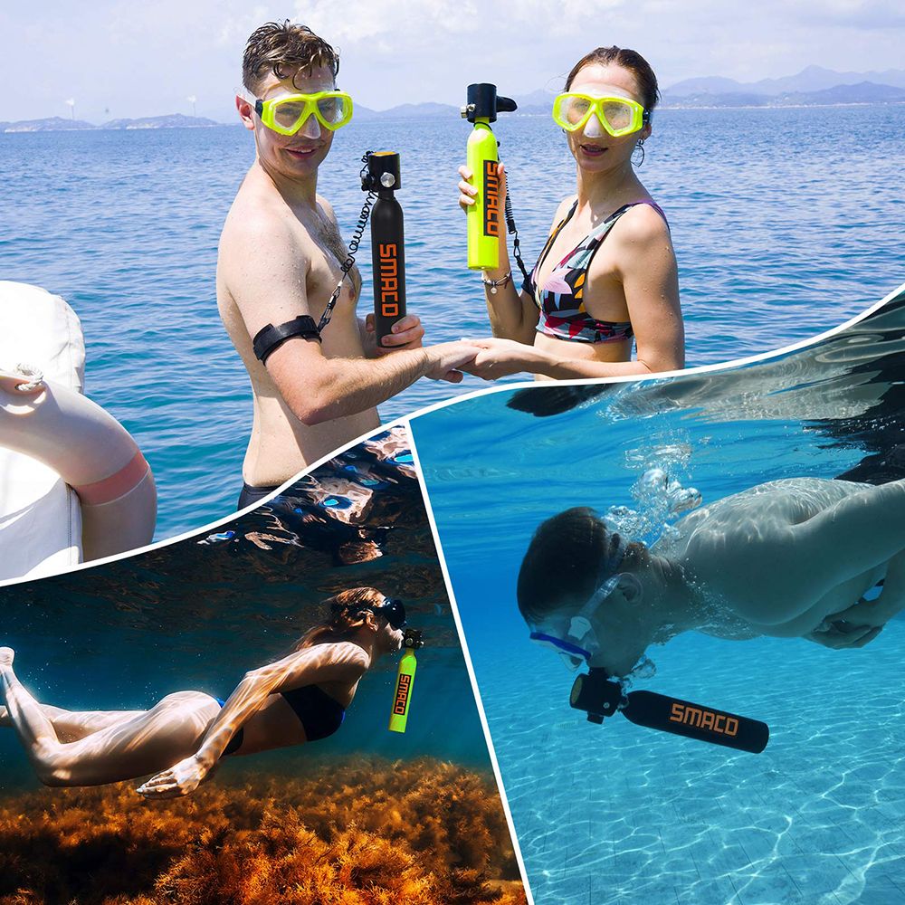 Mini potápačská nádrž SMACO S300 Plus 0,5L - čierna