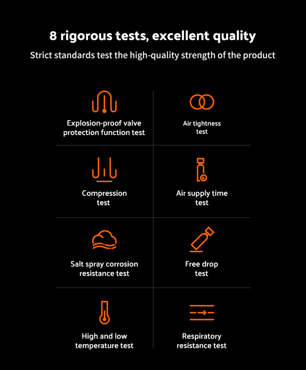 Mini potápačská nádrž SMACO S300 Plus 0,5L - čierna