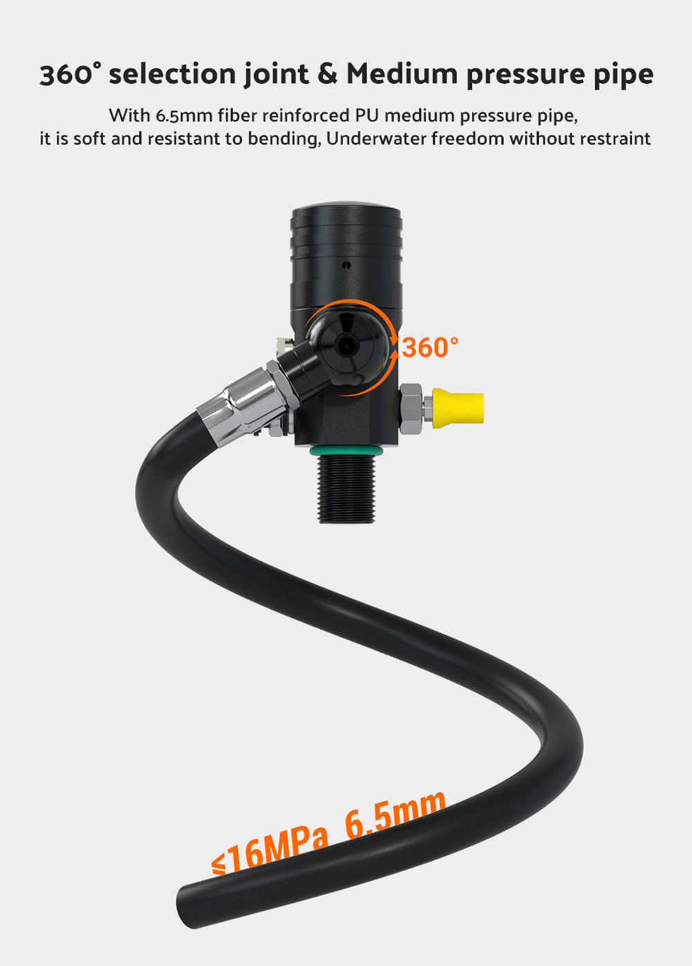 Potápěčská láhev SMACO S400 Pro 1L - černá