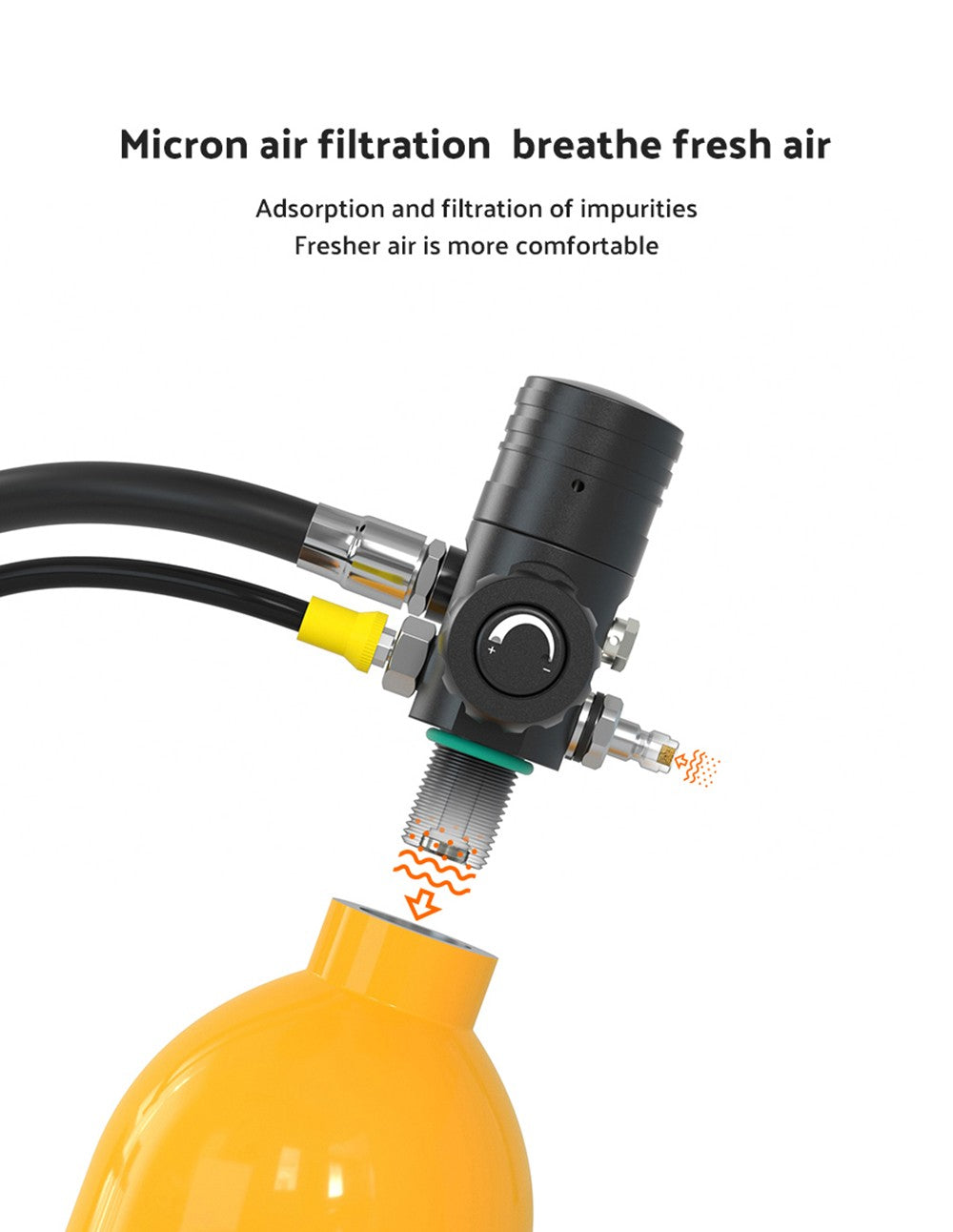 Potápěčská láhev SMACO S400 Pro 1L - černá