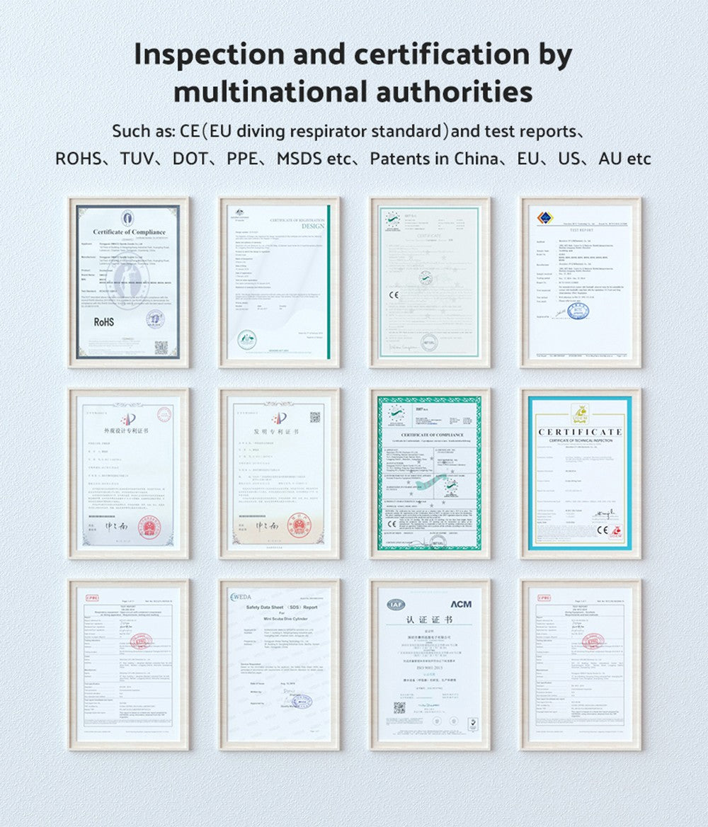 SMACO S500 0.7L Mini potápačská nádrž - čierna