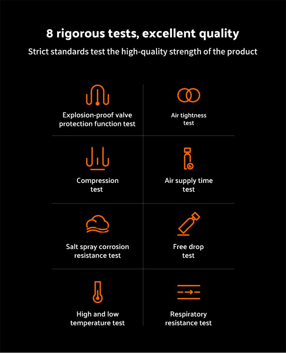 Potápěčská láhev SMACO S700 Plus 2L - Černá