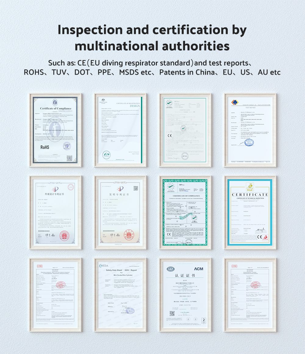 Potápěčská láhev SMACO S700 Plus 2L - Černá