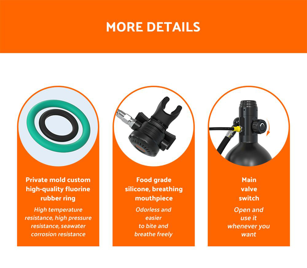 Potápěčská láhev SMACO S700 Plus 2L - Černá