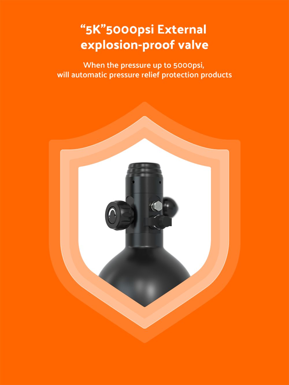 Potápěčská láhev SMACO S700 Plus 2L - Černá