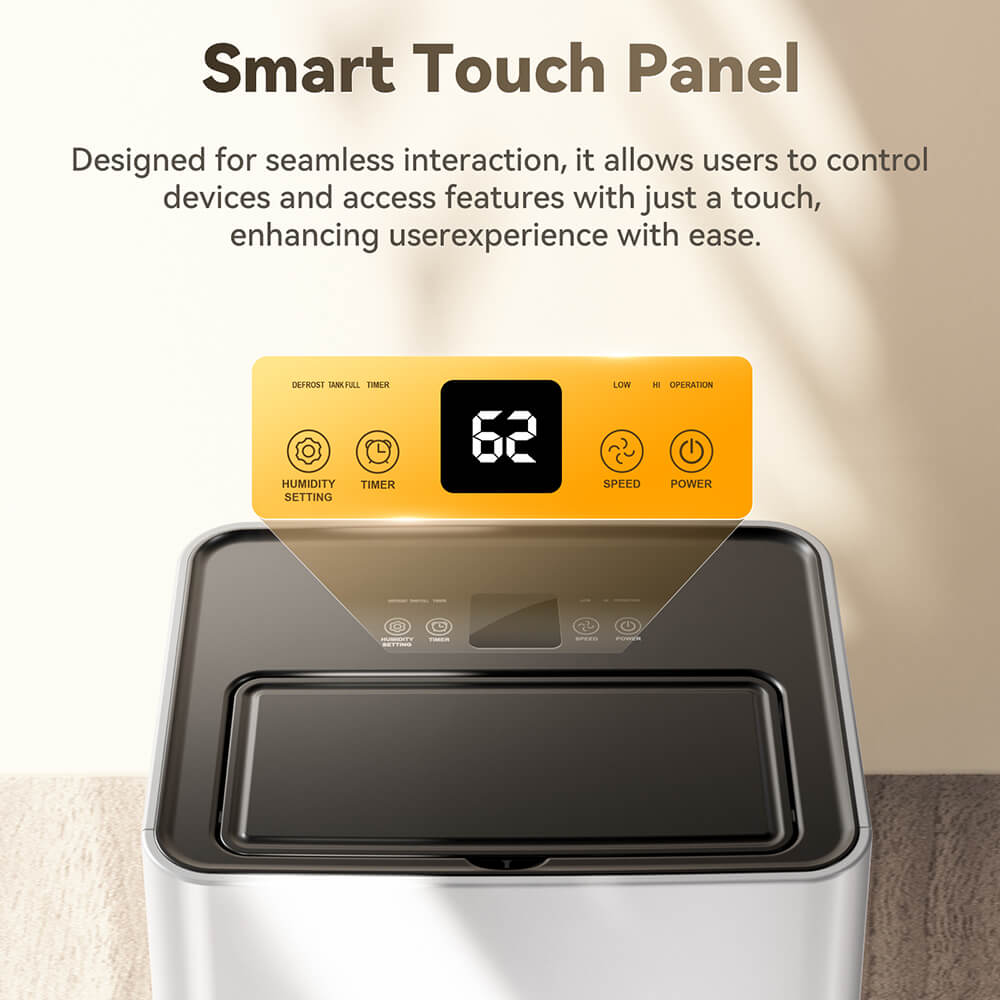 Odvlhčovač Solayce PD12R-02EE s 3,2l nádržkou na vodu, tichým chodom 35 dB a inteligentným dotykovým panelom