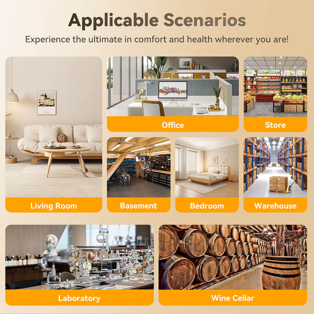 Odvlhčovač Solayce PD16R-02EE s 3,2l nádržkou na vodu, tichým chodom 35 dB a inteligentným dotykovým panelom