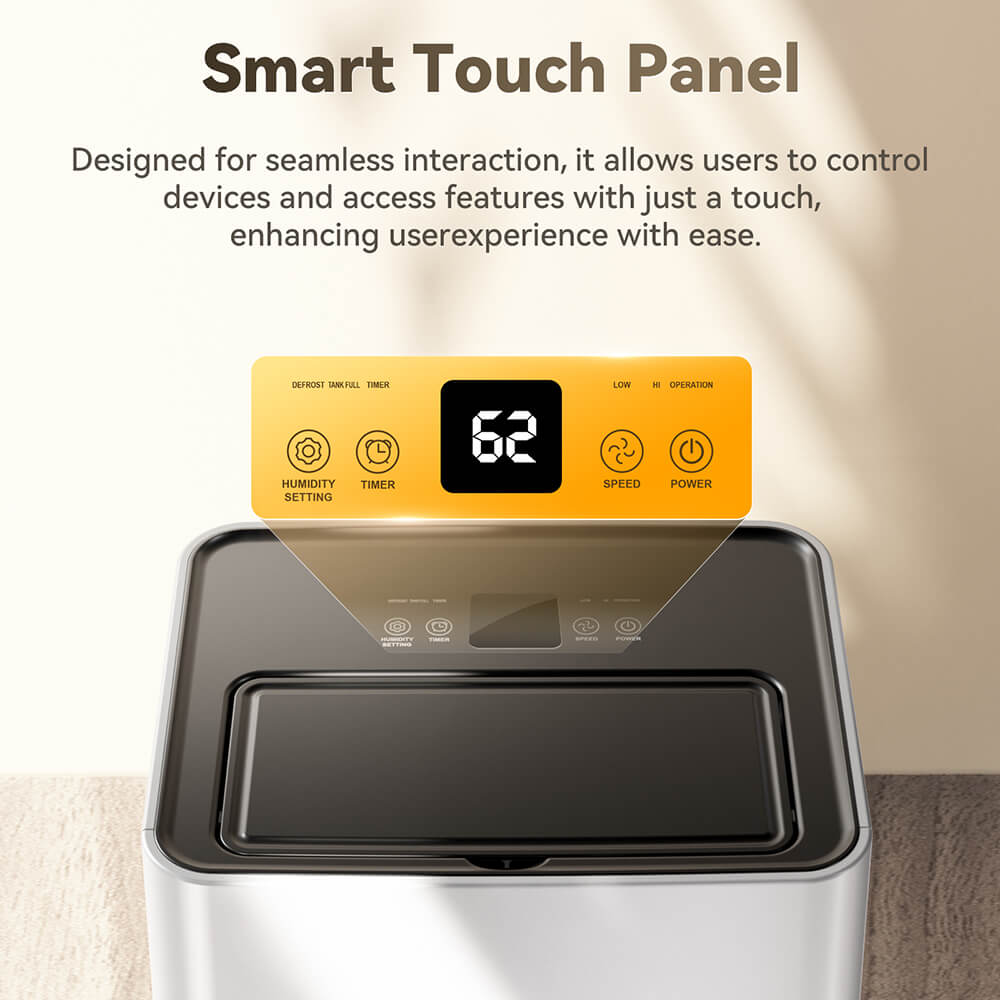 Odvlhčovač Solayce PD16R-02EE s 3,2l nádržkou na vodu, tichým chodom 35 dB a inteligentným dotykovým panelom