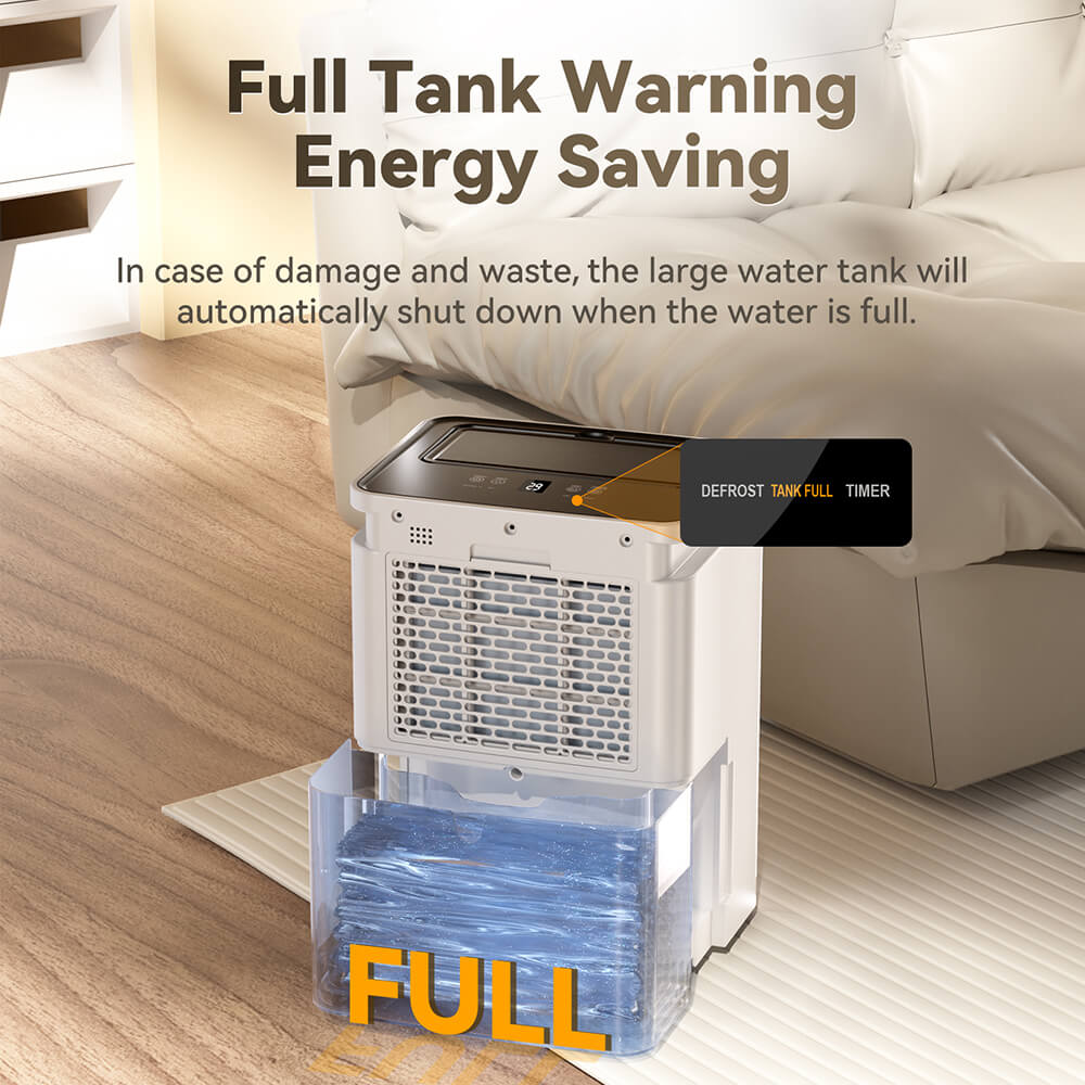 Odvlhčovač Solayce PD16R-02EE s 3,2l nádržkou na vodu, tichým chodom 35 dB a inteligentným dotykovým panelom