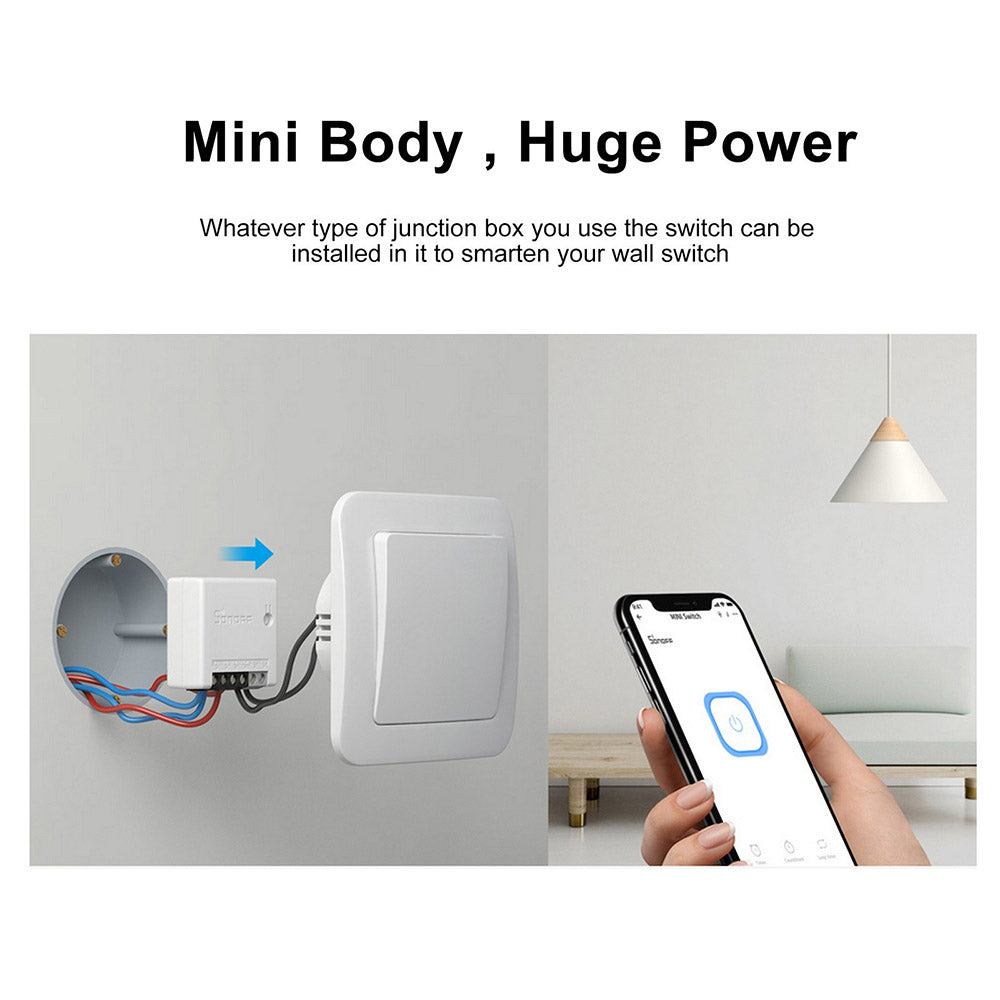 SONOFF ZBMINI Zigbee dvojcestný inteligentný vypínač kompatibilný s Google Home/Nest IFTTT a Alexou
