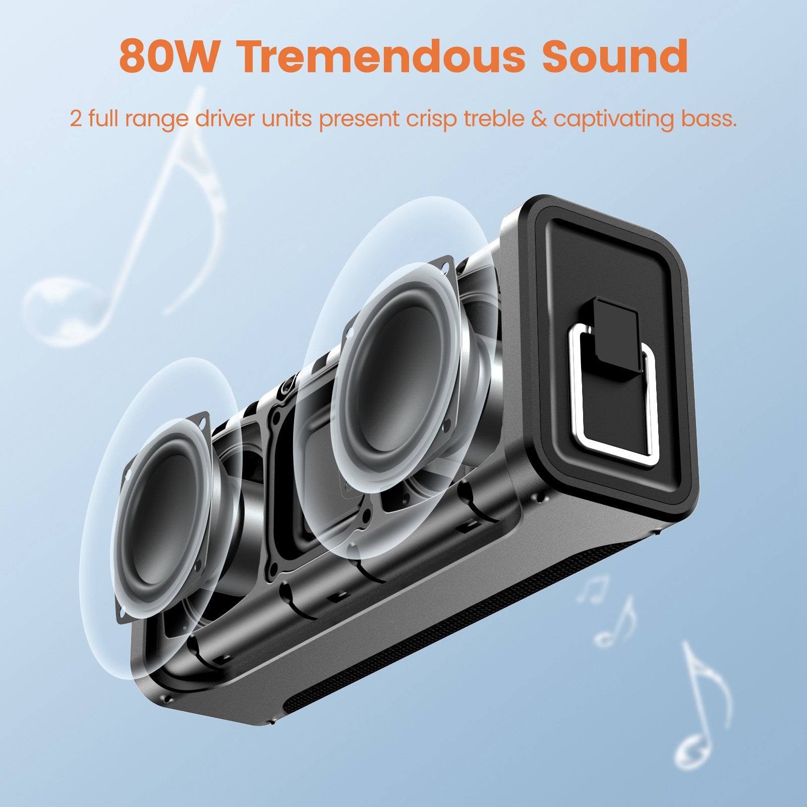 SOUNARC M1 Bluetooth reproduktor s dvoma mikrofónmi