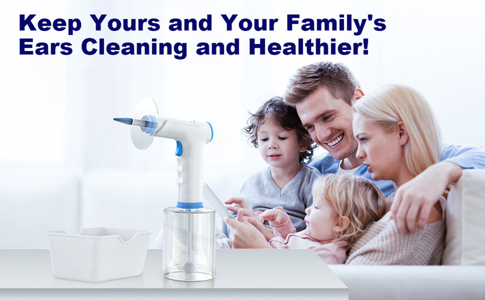 Inteligentný čistič uší SUNUO W30, 500ml fľaša na vodu, 4 režimy, 2000mAh batéria, 360° zavlažovanie