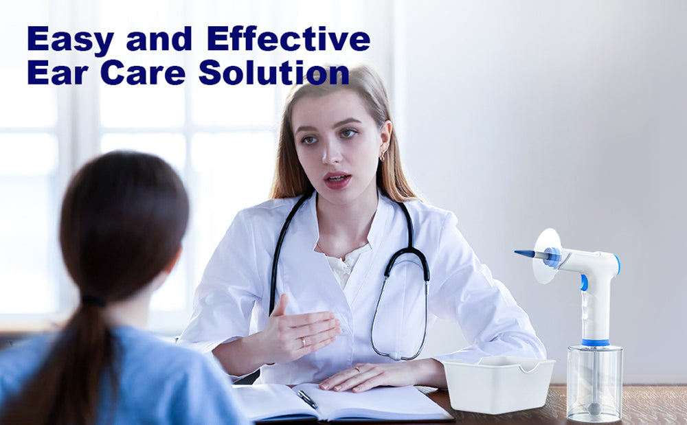 Inteligentný čistič uší SUNUO W30, 500ml fľaša na vodu, 4 režimy, 2000mAh batéria, 360° zavlažovanie