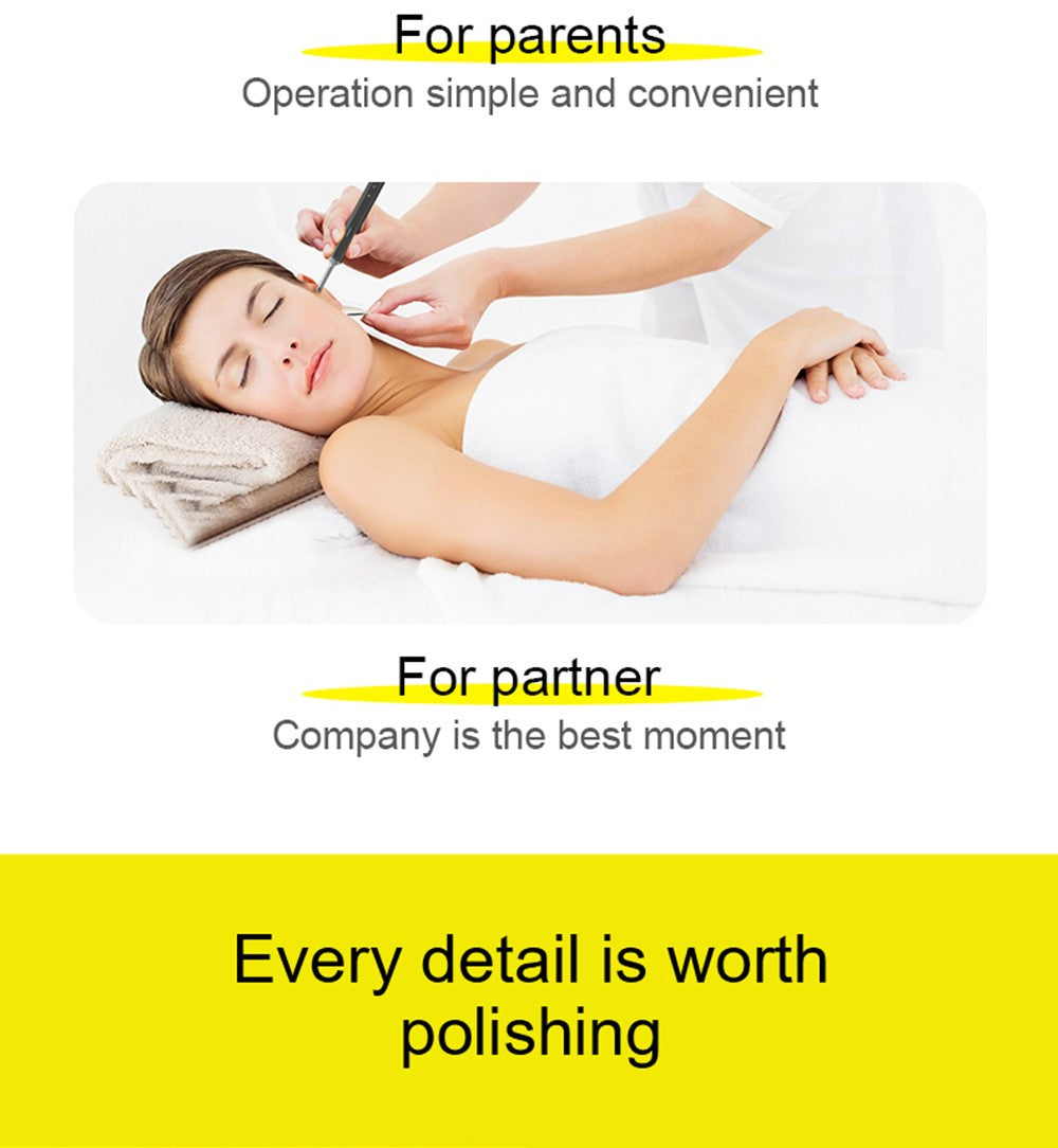 Inteligentný čistič uší SUNUO X8, stláčanie akné, 5MP HD kamera, 6-osový gyroskop, silikónové nástavce, WiFi pripojenie