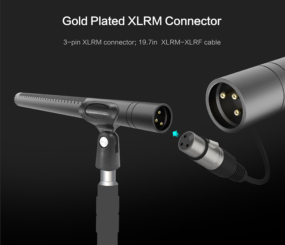 Hyperkardioidný puškohlasný mikrofon SYNCO D2