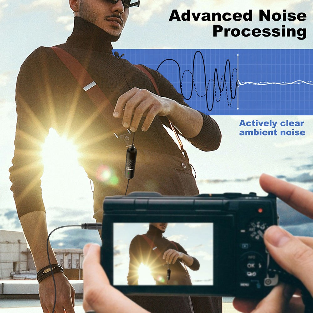 Omnidirekcionálny nahrávací lavalierový mikrofon SYNCO S6E