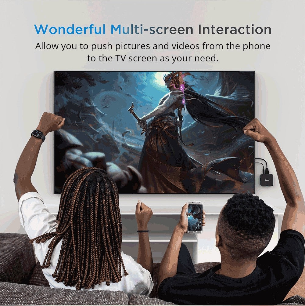 TANIX TX1 Mini TV Box, Android 10, Allwinner H313, integrované Wi-Fi, 1GB RAM 8GB ROM, podpora 4K dekódovania, 1*AV 1*HDMI 1*USB 2.0