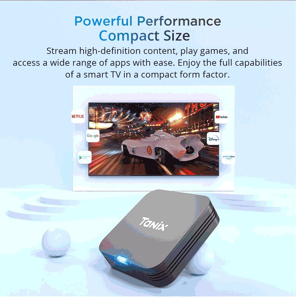 TANIX TX1 Mini TV Box, Android 10, Allwinner H313, integrované Wi-Fi, 1GB RAM 8GB ROM, podpora 4K dekódovania, 1*AV 1*HDMI 1*USB 2.0