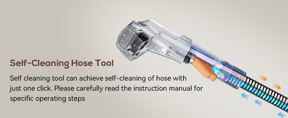 Teendow C5 vysávač na čistenie kobercov, 11KPa silný sací výkon, ≤80dB nízka hlučnost, 1500ml nádrž na vodu s vysokou kapacitou