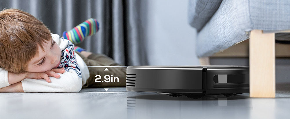 Robotický vysávač a mop Teendow T7S, silný sací výkon 2000 Pa, nádrž na vodu 230 ml, inteligentná aplikácia a hlasové ovládanie, doba prevádzky 100 minút, samo nabíjanie, 4 režimy čistenia, vyhýbanie sa prekážkám, ideálne pre majitelia domácich zvierat.