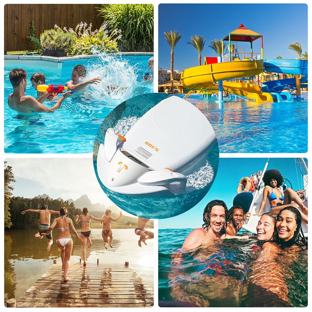 Elektro-surf TESMOTO S300, motor 3200 W, dva režimy rýchlosti, až 80 minút hrania, vodotesný IP68