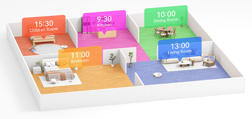 Tesvor S8 Pro 2 v 1 robotický vysávač s funkciou utierania, sací výkon 6000 Pa, LiDAR navigácia, doba prevádzky 240 minút, ovládanie cez aplikáciu/Alexa