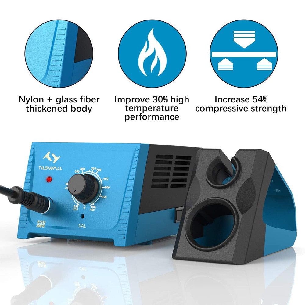 Sada na pájení Tilswall RJ969 65W, 5 pájecích hrotů, inteligentní regulace teploty (392°F-896°F), antistatická, ESD bezpečná