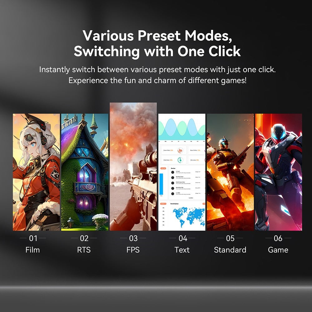 Herný monitor TITAN ARMY P24H2P, 24-palcový IPS panel, obnovovacia frekvencia 100 Hz, rozlíšenie 1920x1080 FHD, 99 % sRGB, adaptívna synchronizácia, inteligentná optimalizácia DCR, nízke modré svetlo, 1*HDMI1.4 1*VGA 1*Audio, nastavenie sklonu, VESA montáž.