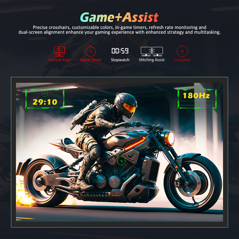 Herný monitor TITAN ARMY P2510G, 24,5'' 1920*1080 FAST IPS displej, obnovovacia frekvencia 180 Hz, HDR10, 99 % sRGB, 1 ms GTG, Adaptive Sync, Dynamic OD, Game Assist, 8 režimov scény, hardvérový režim s nízkým modrým svetlom, nastaviteľný sklon, VESA montáž, 1*HDMI2.0 1*DP1.4 1* Audio