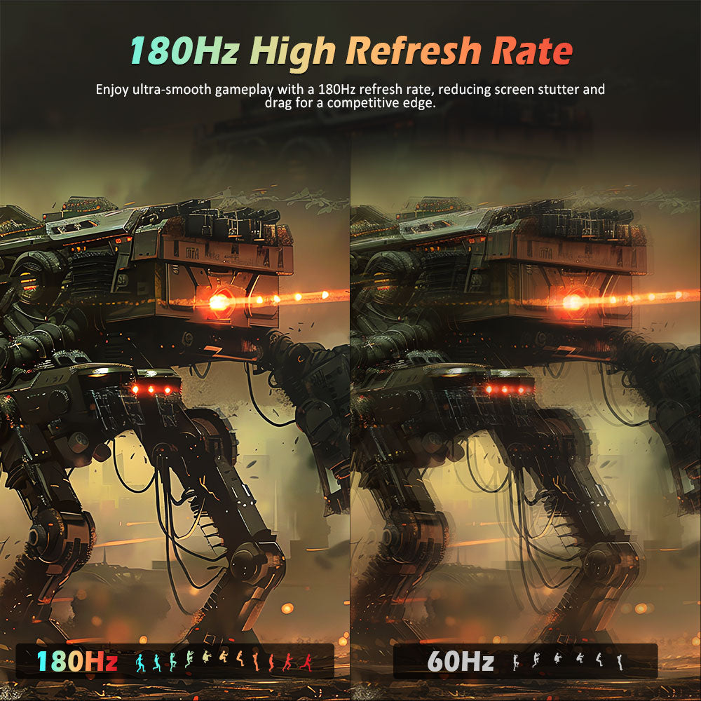 Herný monitor TITAN ARMY P2510G, 24,5'' 1920*1080 FAST IPS displej, obnovovacia frekvencia 180 Hz, HDR10, 99 % sRGB, 1 ms GTG, Adaptive Sync, Dynamic OD, Game Assist, 8 režimov scény, hardvérový režim s nízkým modrým svetlom, nastaviteľný sklon, VESA montáž, 1*HDMI2.0 1*DP1.4 1* Audio