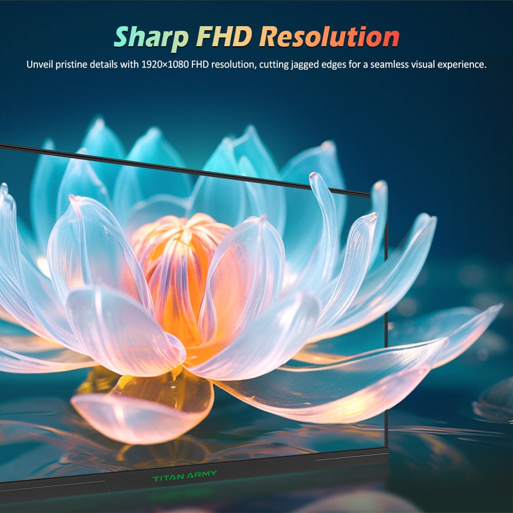 Herný monitor TITAN ARMY P2510G, 24,5'' 1920*1080 FAST IPS displej, obnovovacia frekvencia 180 Hz, HDR10, 99 % sRGB, 1 ms GTG, Adaptive Sync, Dynamic OD, Game Assist, 8 režimov scény, hardvérový režim s nízkým modrým svetlom, nastaviteľný sklon, VESA montáž, 1*HDMI2.0 1*DP1.4 1* Audio