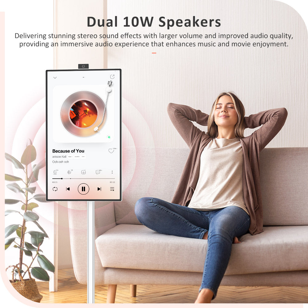 Titan Army V32D4U Pro, plochý 16:9 VA UHD 76Hz prenosný smart displej s výkonným čipsetom a viacerými režimami pripojenia.