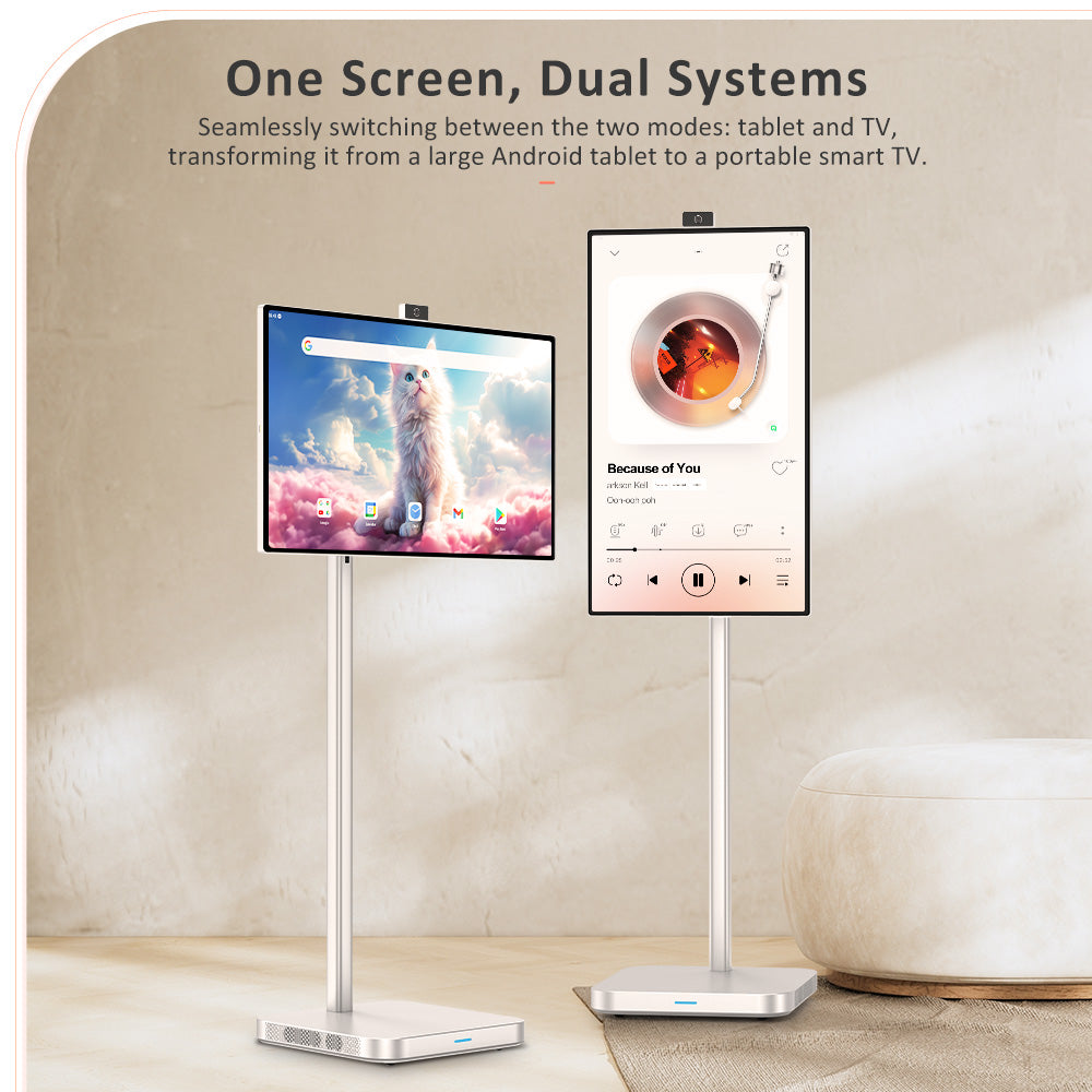 Titan Army V32D4U Pro, plochý 16:9 VA UHD 76Hz prenosný smart displej s výkonným čipsetom a viacerými režimami pripojenia.