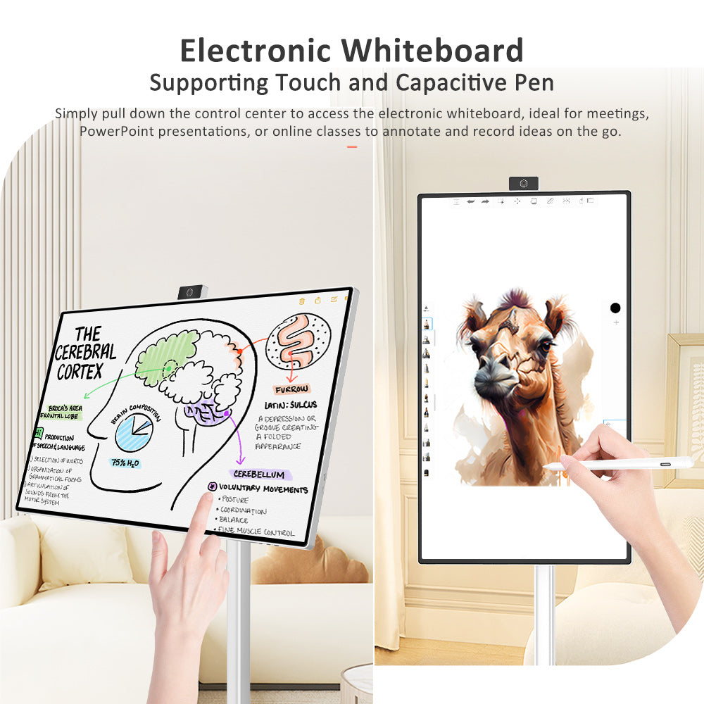 Titan Army V32D4U Pro, plochý 16:9 VA UHD 76Hz prenosný smart displej s výkonným čipsetom a viacerými režimami pripojenia.