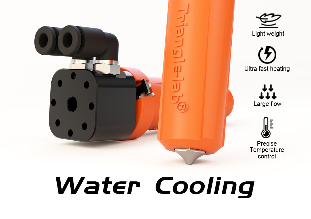 Triangelab CHC XL Vodné chladenie a odolná výstupná tryska pre FDM 3D tlačiarne