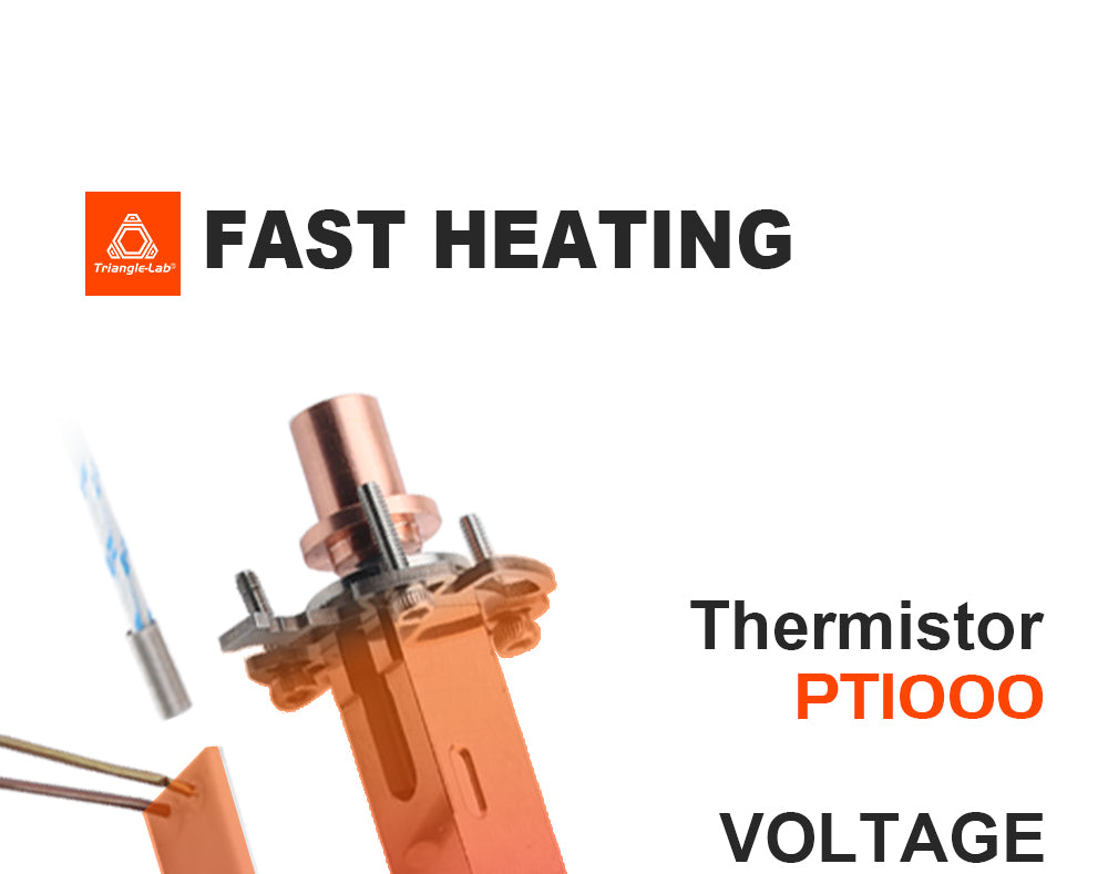 Triangelab CHC XL Vodné chladenie a odolná výstupná tryska pre FDM 3D tlačiarne