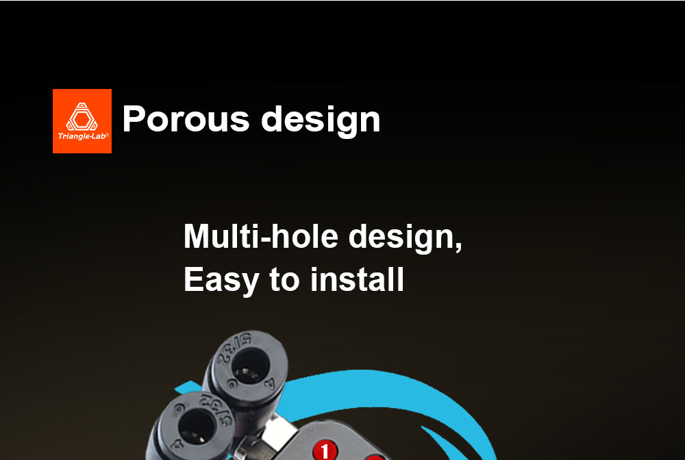 Triangelab CHC XL Vodné chladenie a odolná výstupná tryska pre FDM 3D tlačiarne