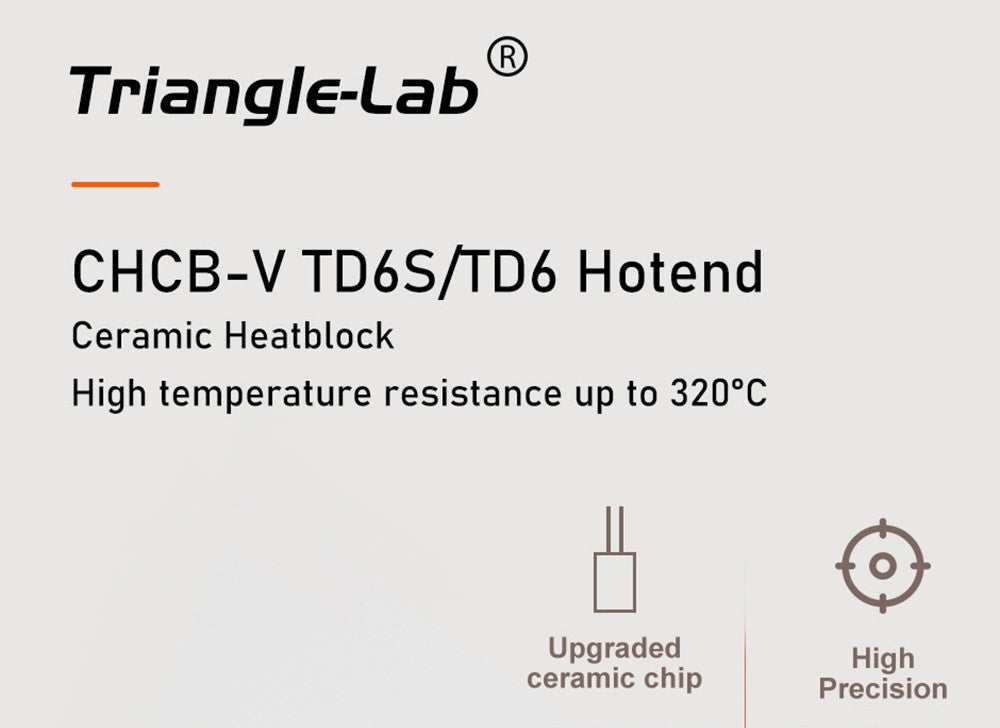 Trianglelab CHCB-V TD6S MODE A Hotend pre 3D tlačiareň Voron