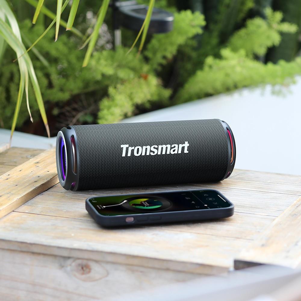 Prenosný Bluetooth reproduktor Tronsmart T7 Lite 24W, vodotesný IPX7, batéria 4000 mAh, Bluetooth 5.3, čierna