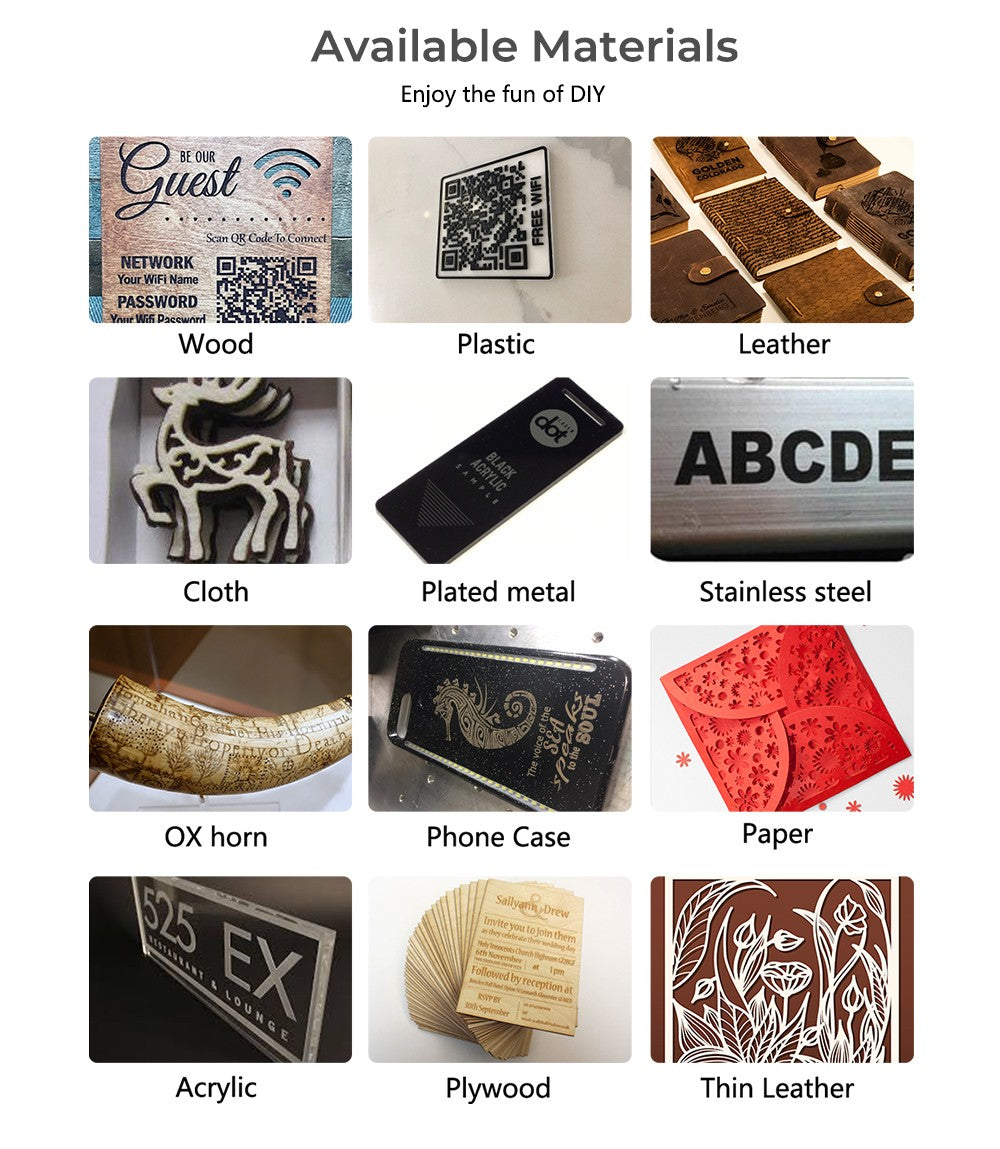 Laserový gravírovací a rezací stroj Tronxy Marker40 5.5W DIY CNC s gravírovacou plochou 420x400mm