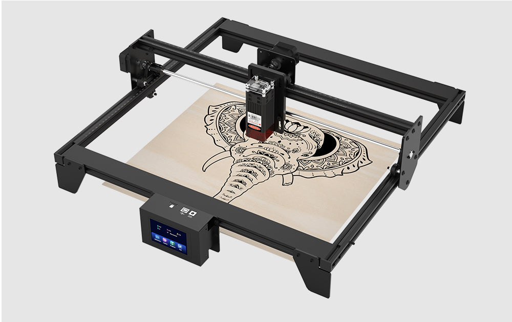 Laserový gravírovací a rezací stroj Tronxy Marker40 5.5W DIY CNC s gravírovacou plochou 420x400mm