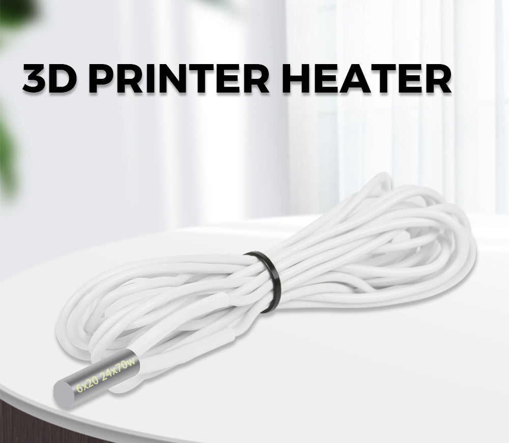 Vykurovacia hadica TWO TREES 12V 70W s teplotným čidlom T-D500 pre 3D tlačiareň Volcano E3D V6