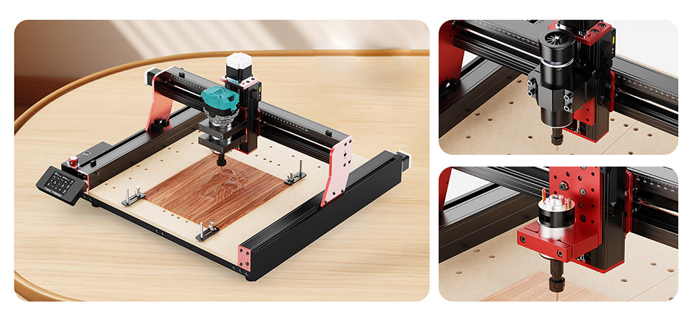 TWO TREES 800W 30000 ot./min Fréza na drevo, šesť rýchlostí, pre sériu TTC450