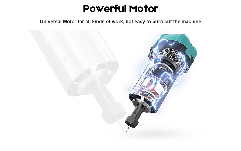 TWO TREES 800W 30000 ot./min Fréza na drevo, šesť rýchlostí, pre sériu TTC450