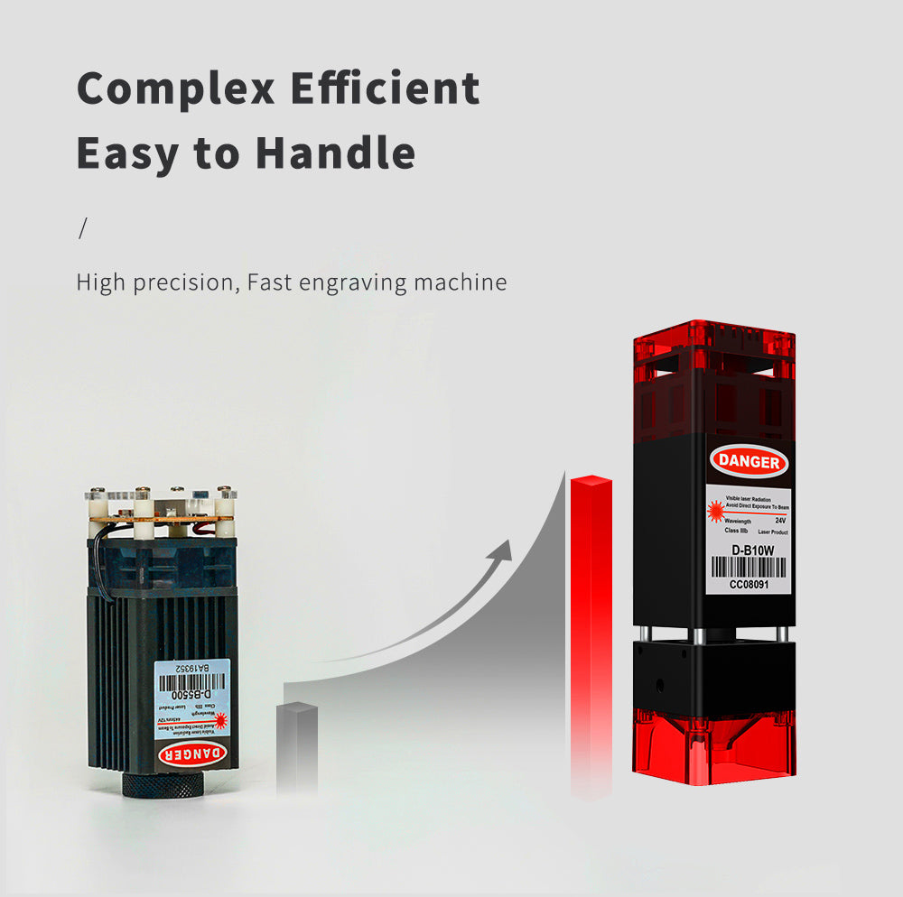 TWO TREES TTS-10 Pro 10W laserový gravírovací a rezací stroj, gravírovacia rýchlosť 30000 mm/min, 300x300 mm, pripojenie cez aplikáciu, diaľkové ovládanie