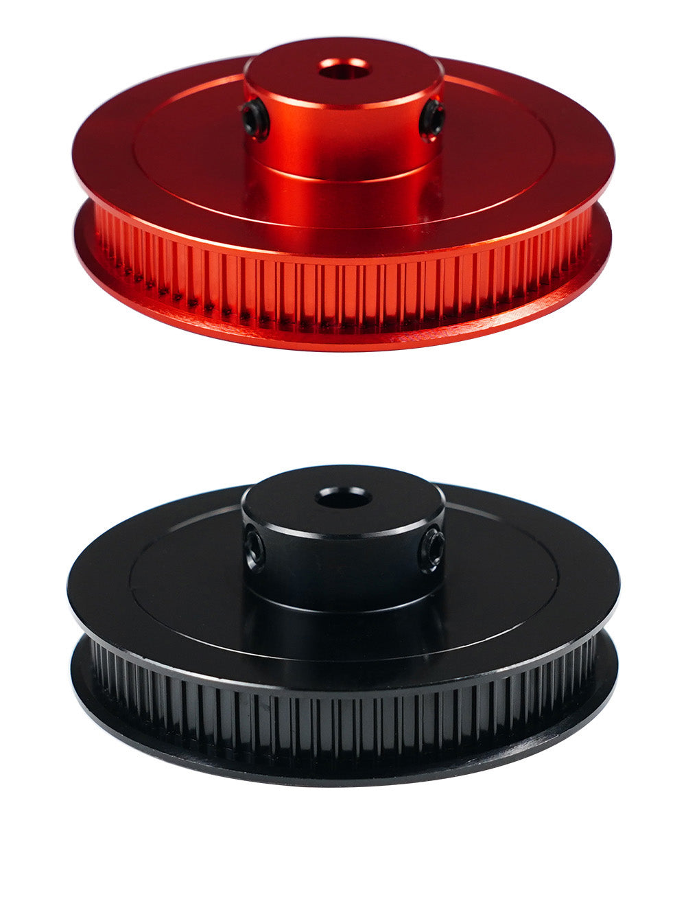 Diely 3D tlačiarne TWO TREES VORON V2.4, 80 zubové GT2 časové kladky, priemer otvoru 5 mm, šírka pásu 6 mm, hliníkové zliatinové hnacie koleso - čierna